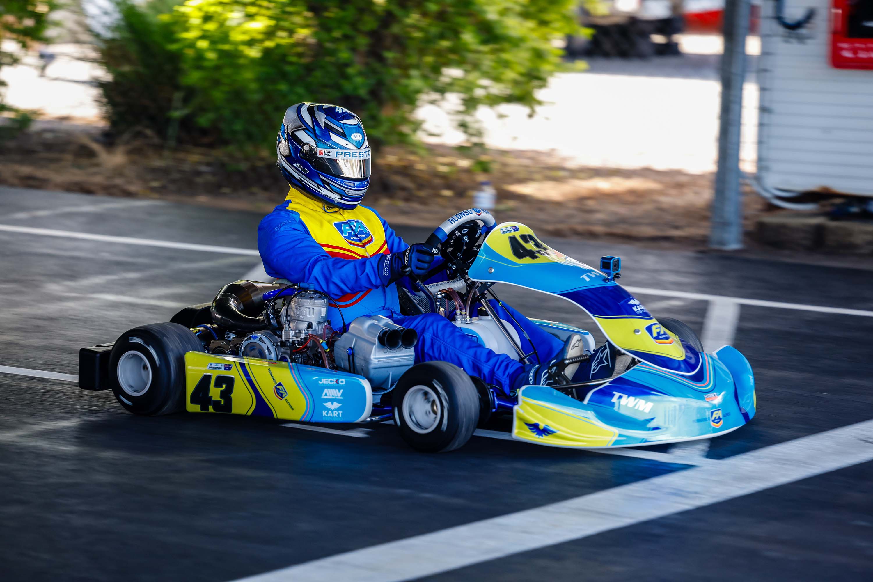 FA Karts factory and custom sticker kits by Kart Wraps Australia