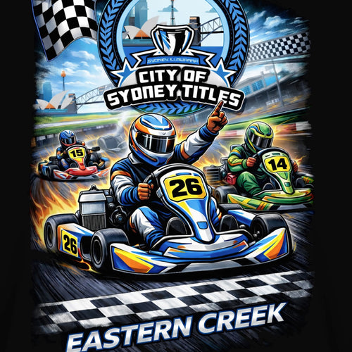 City of Sydney Titles 2026 | Official Event T-Shirts | $45.00 - $50.00 each