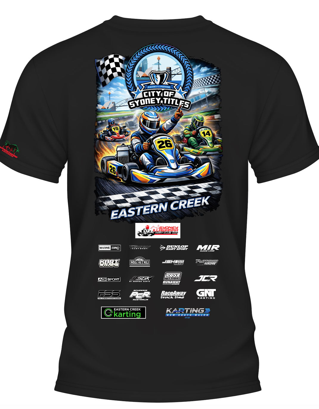 City of Sydney Titles 2026 | Official Event T-Shirts | $45.00 - $50.00 each