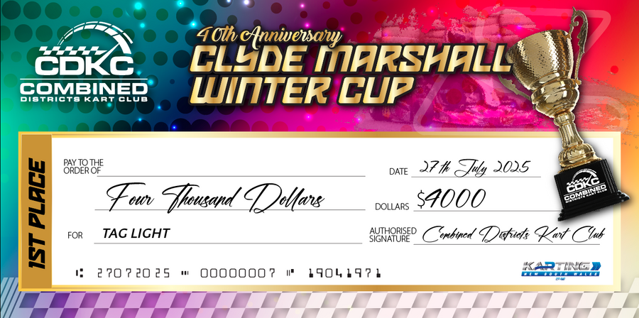 Novelty Winners Cheques