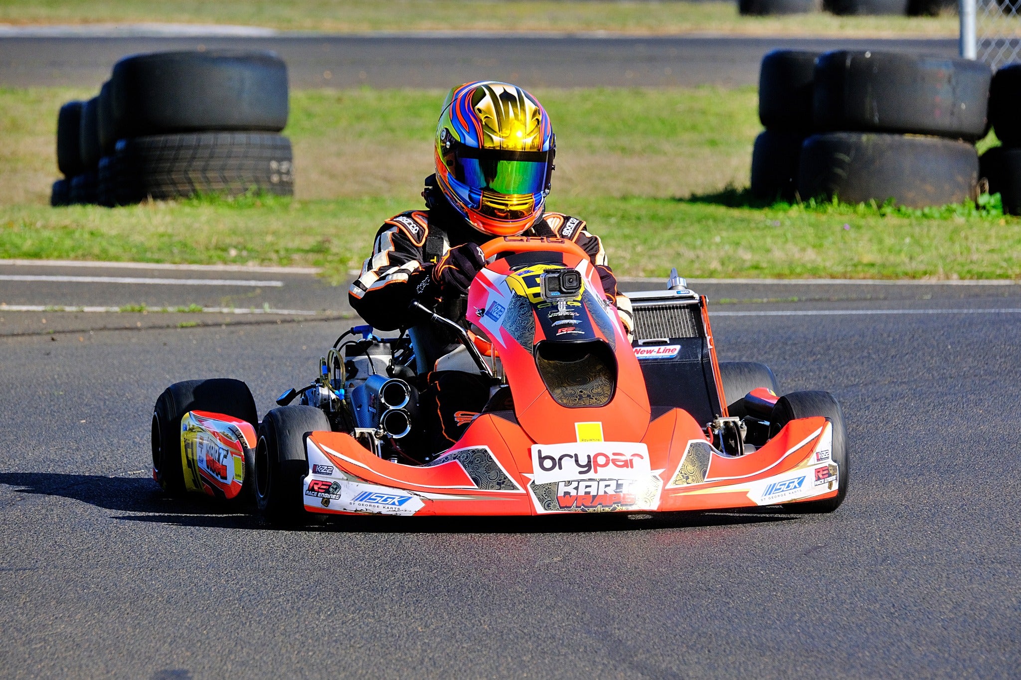 FLURO - METALLIC or HOLOGRAPHIC COLOURS - Custom Kart Sticker Kits [Incl Design]