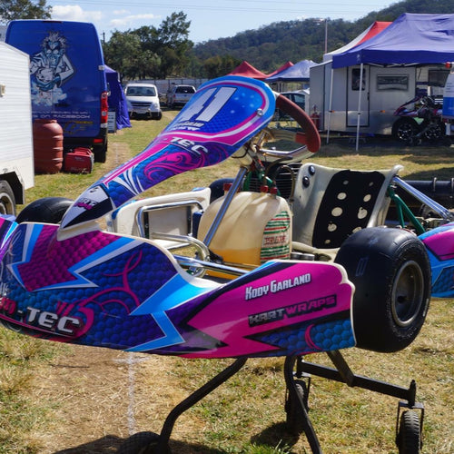 Chrome / Metallic Kart Graphics | Sticker Kits - Premium