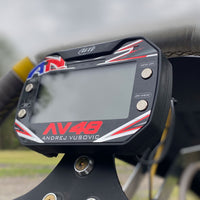Custom Datalogger Stickers - Custom Mychron - Custom Alfano