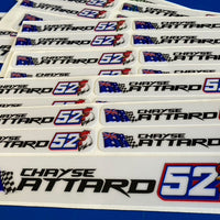 Custom Name Stickers | Personalised Racing Decals