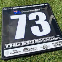 Custom Trolley Plates & Stickers | Personalised Racing Decals