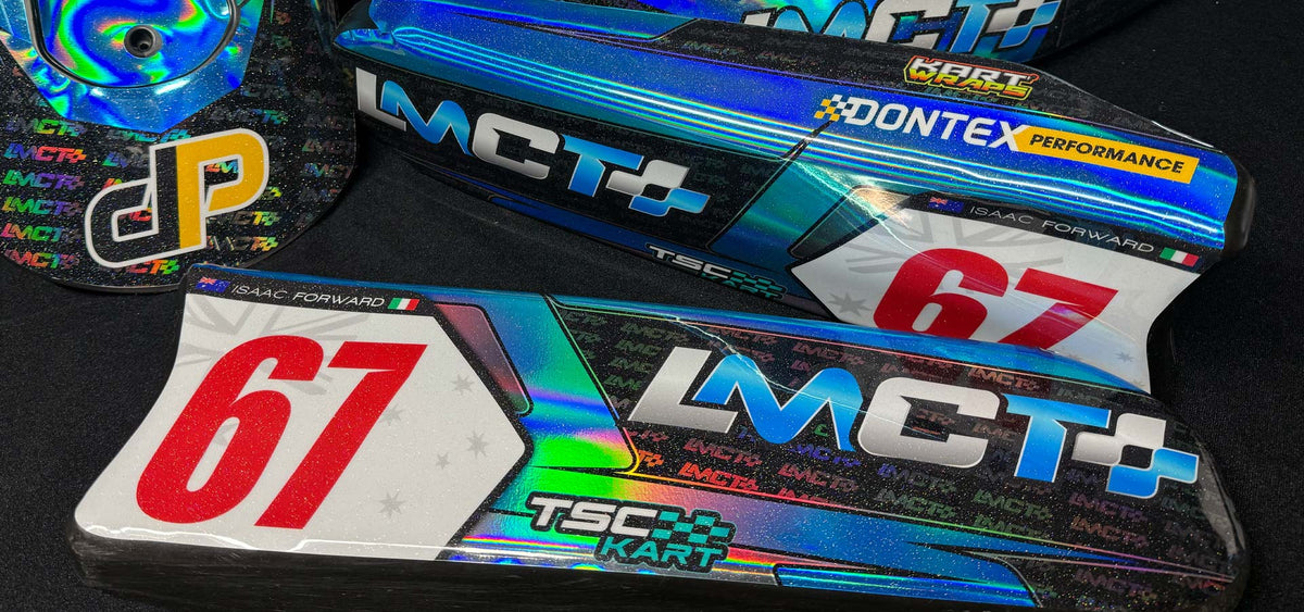 Glitter Kart Graphics | Sticker Kits - Premium