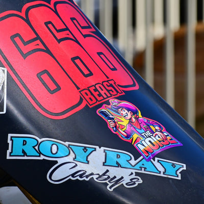 Kev "The Noise" Davies Bumper Sticker - 150mm