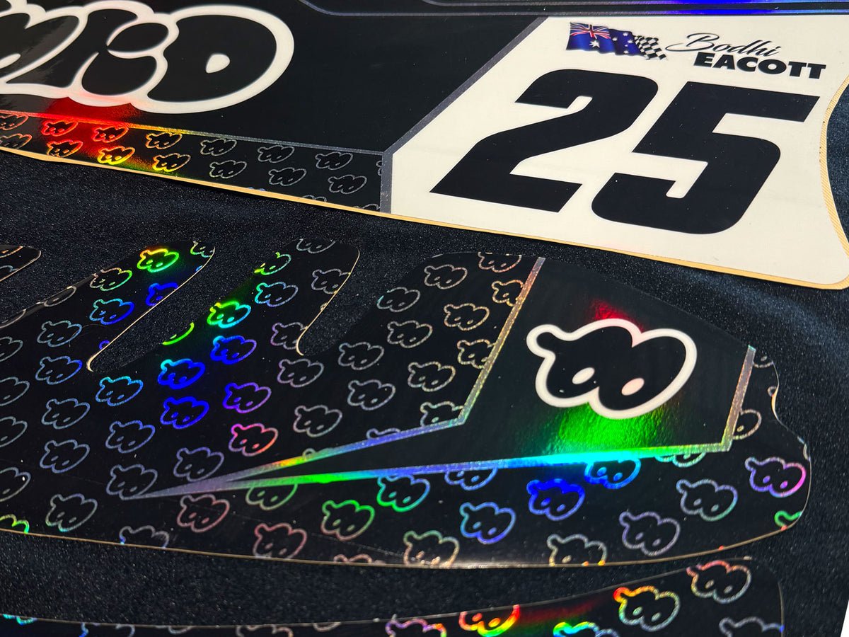 Holographic Kart Graphics | Sticker Kits - Premium