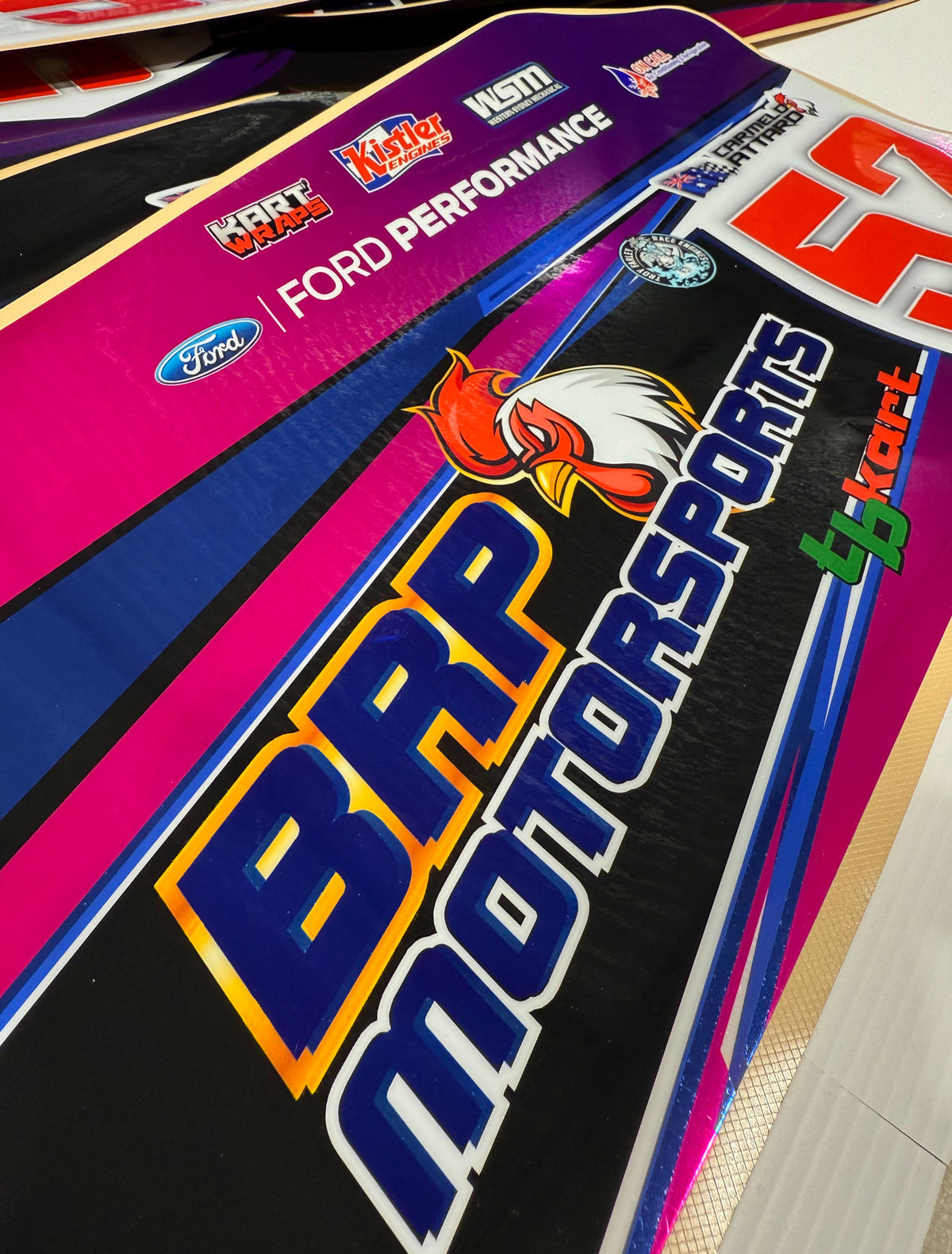 Fluro Kart Graphics | Sticker Kits